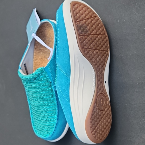 Revitalign Siesta Slide Sequin Mule Shoes In Biscay Bay Sz 6 - Picture 10 of 17